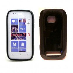 Gel Case  for Nokia Lumia 710(Black)